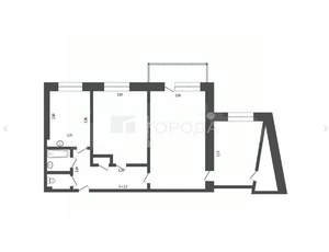 3-к квартира, вторичка, 63м2, 7/9 этаж