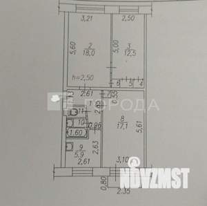 3-к квартира, вторичка, 63м2, 3/5 этаж