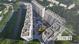 2-к квартира, строящийся дом, 71м2, 16/16 этаж