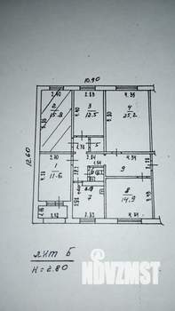 5-к квартира, вторичка, 109м2, 1/10 этаж