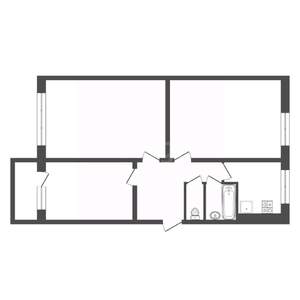 3-к квартира, вторичка, 76м2, 4/5 этаж