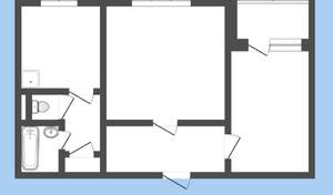2-к квартира, вторичка, 52м2, 6/10 этаж