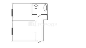 1-к квартира, вторичка, 44м2, 1/9 этаж
