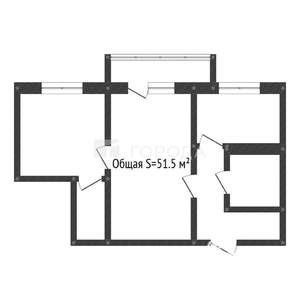 2-к квартира, вторичка, 52м2, 5/10 этаж