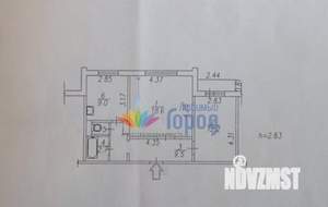 2-к квартира, вторичка, 53м2, 10/10 этаж