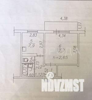 1-к квартира, вторичка, 35м2, 2/9 этаж