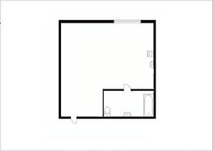 Студия квартира, вторичка, 32м2, 1/5 этаж