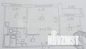 2-к квартира, вторичка, 54м2, 7/10 этаж