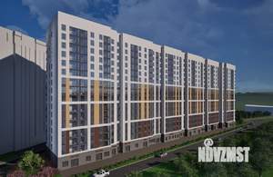 1-к квартира, строящийся дом, 36м2, 6/16 этаж