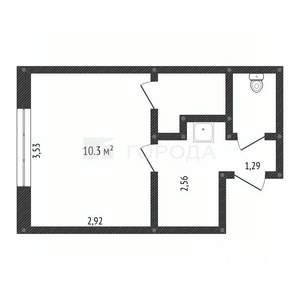 1-к квартира, вторичка, 18м2, 4/5 этаж