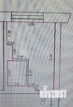 Студия квартира, вторичка, 19м2, 1/4 этаж