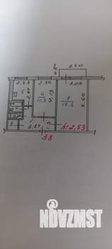 2-к квартира, вторичка, 45м2, 3/5 этаж