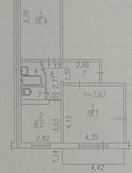 2-к квартира, вторичка, 54м2, 3/9 этаж