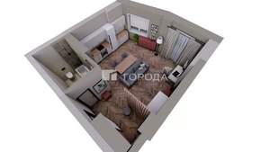 2-к квартира, вторичка, 40м2, 3/5 этаж