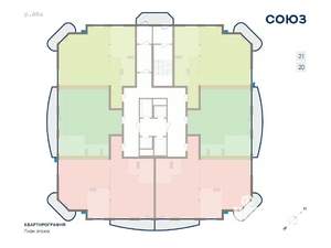 3-к квартира, вторичка, 105м2, 21/25 этаж