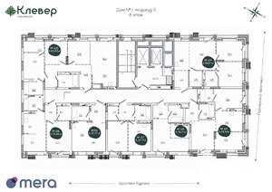 1-к квартира, вторичка, 30м2, 8/12 этаж