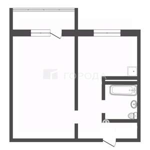 2-к квартира, вторичка, 45м2, 2/2 этаж