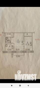 2-к квартира, вторичка, 45м2, 4/5 этаж