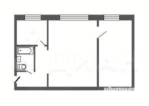 2-к квартира, вторичка, 46м2, 5/5 этаж