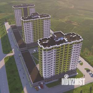 1-к квартира, строящийся дом, 27м2, 13/15 этаж