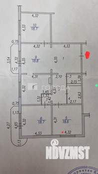 4-к квартира, вторичка, 132м2, 5/9 этаж