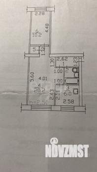 2-к квартира, вторичка, 44м2, 2/5 этаж