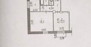 2-к квартира, вторичка, 48м2, 5/5 этаж