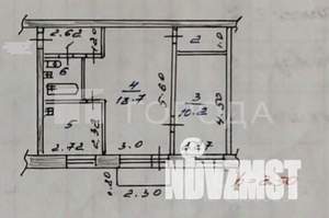2-к квартира, вторичка, 46м2, 3/5 этаж