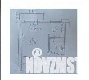 1-к квартира, вторичка, 31м2, 4/5 этаж