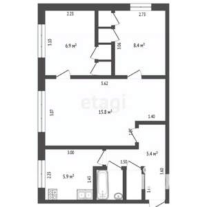 3-к квартира, вторичка, 47м2, 1/5 этаж