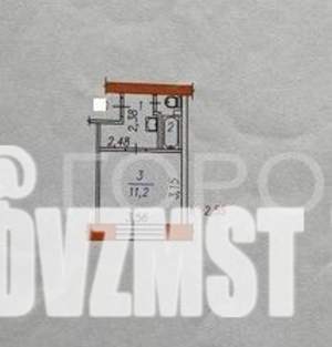 Студия квартира, вторичка, 18м2, 4/5 этаж
