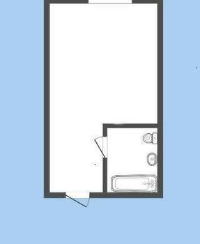 Студия квартира, вторичка, 17м2, 5/5 этаж