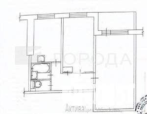 2-к квартира, вторичка, 43м2, 5/9 этаж