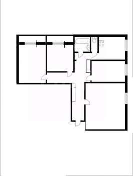 4-к квартира, вторичка, 79м2, 1/9 этаж