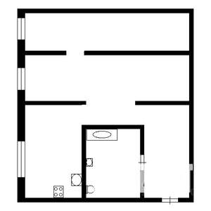 2-к квартира, вторичка, 45м2, 4/5 этаж
