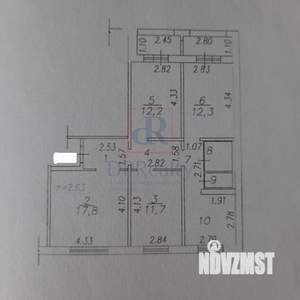 3-к квартира, вторичка, 77м2, 3/10 этаж