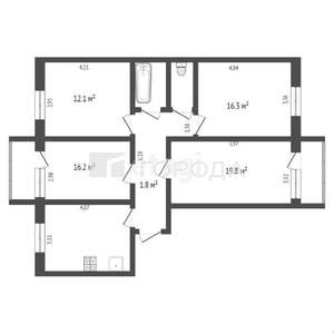 4-к квартира, вторичка, 94м2, 5/5 этаж