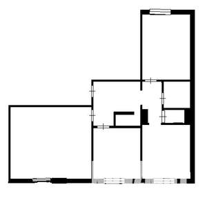 3-к квартира, вторичка, 65м2, 1/9 этаж