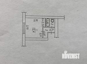 Студия квартира, вторичка, 19м2, 5/5 этаж