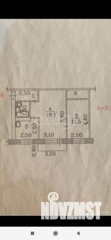 2-к квартира, вторичка, 45м2, 4/5 этаж