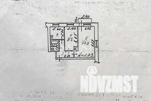 2-к квартира, вторичка, 43м2, 3/5 этаж