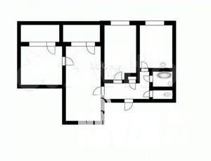 3-к квартира, вторичка, 59м2, 3/9 этаж