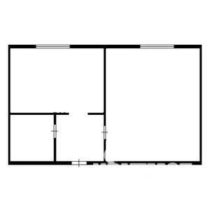 1-к квартира, вторичка, 21м2, 1/5 этаж