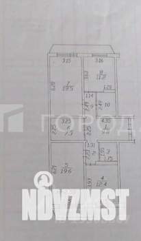 3-к квартира, вторичка, 94м2, 4/18 этаж