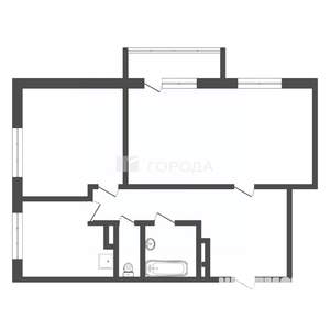 2-к квартира, вторичка, 52м2, 7/17 этаж