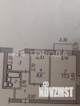 2-к квартира, вторичка, 43м2, 4/5 этаж