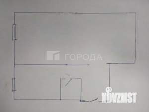 1-к квартира, вторичка, 31м2, 1/2 этаж