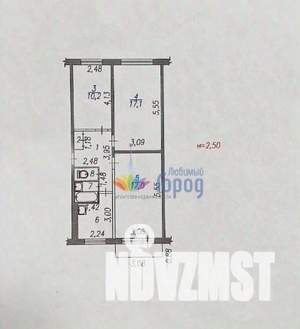 3-к квартира, вторичка, 61м2, 2/5 этаж