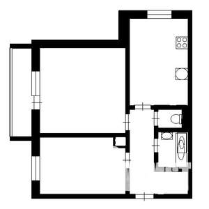 2-к квартира, вторичка, 56м2, 4/9 этаж
