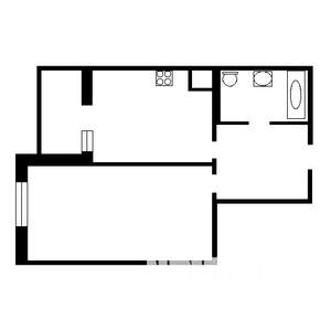 1-к квартира, вторичка, 31м2, 5/5 этаж